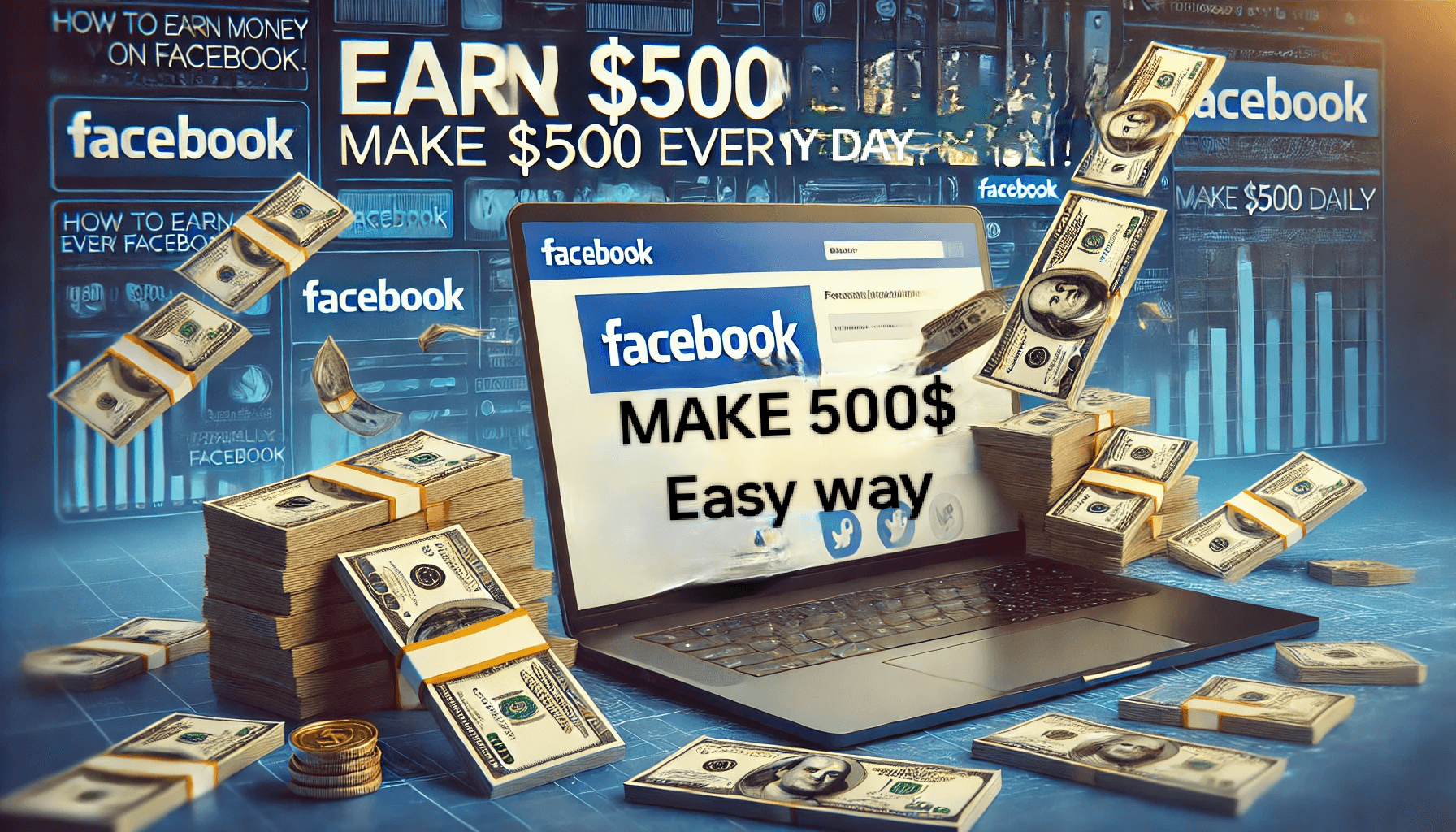 How to Earn Money ,Facebook monetization strategies, make money on Facebook, earn $500 daily on Facebook, Facebook income methods, profitable Facebook business ideas, Facebook affiliate marketing tips, selling products on Facebook Marketplace, Facebook dropshipping guide, monetize Facebook videos, Facebook ad revenue, passive income through Facebook, Facebook side hustle ideas, Facebook group monetization, Facebook Stars earnings, Facebook Fan Subscriptions, sponsored posts on Facebook, Facebook content creation for profit, Facebook influencer income, Facebook live streaming monetization, Facebook page optimization for earnings